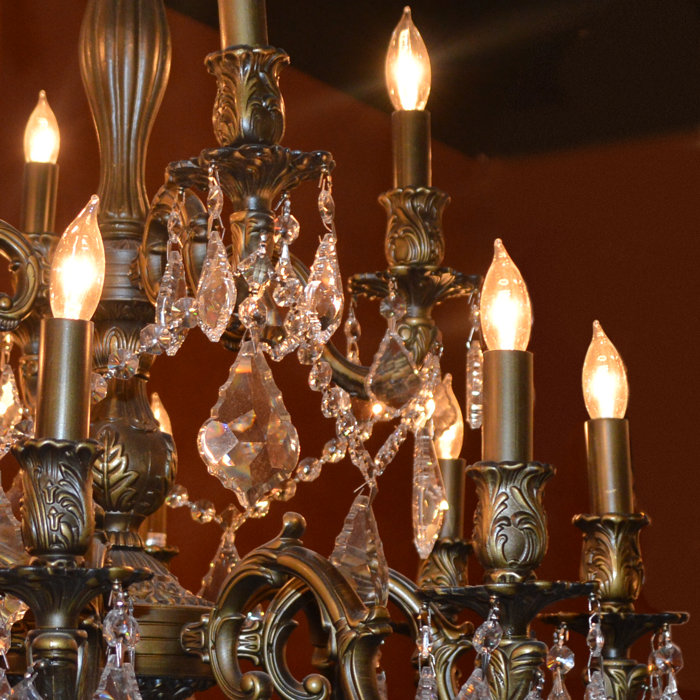 Astoria Grand Dodson 15-Light Chain Crystal Chandelier & Reviews ... Astoria Grand Dodson 15-Light Chain Crystal Chandelier & Reviews ...