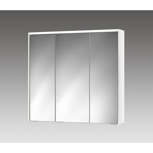 80 cm x 74 cm Spiegelschrank with LED Lighting v..