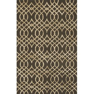 Panache Hand-Tufted Chocolate/Khaki Area Rug