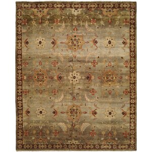 Chalmers Hand-Knotted Brown Area Rug