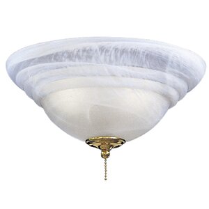 Universal 3-Light Bowl Ceiling Fan Light Kit