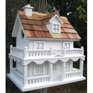 Nestling Country Cottage 9 in x 8 in x 8 in Birdhouse