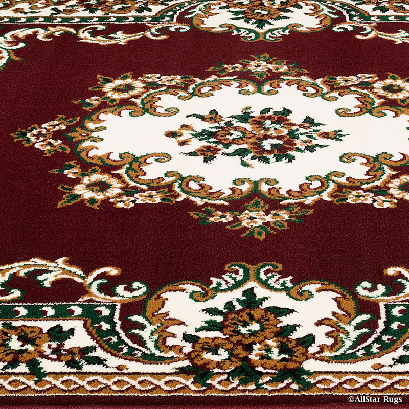 AllStar Rugs Burgundy Area Rug & Reviews Wayfair