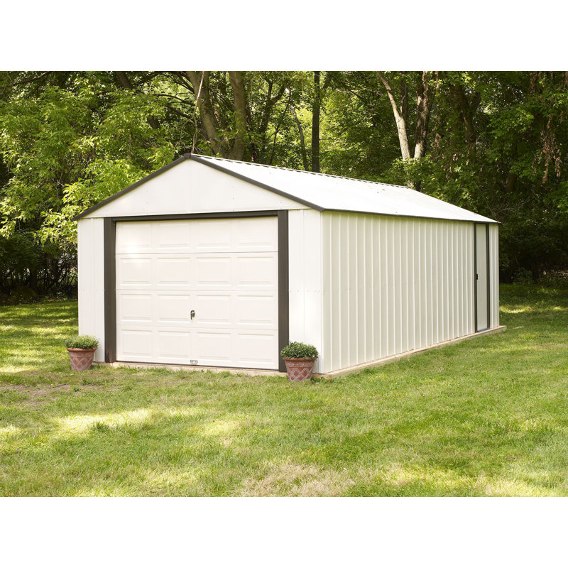 Arrow Murryhill 12 ft. 2 in. W x 16 ft. 11 in. D Metal ...