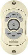 Reversible Fan and Light Control in Light Almond