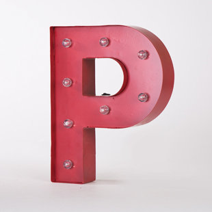 Red Marquee Letters Wayfair Marquee Led Lighted Letter Block