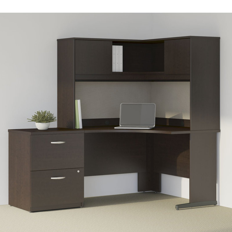 Bush Business Furniture Series C Elite 4 Piece LShape Desk Office