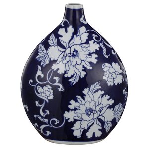 Floral Tear Drop Vase