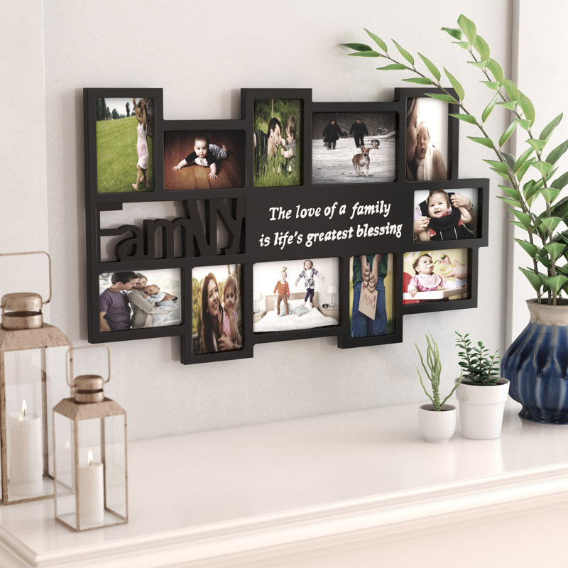 Ebern Designs Clippercove 11 Opening Wooden Photo Collage Wall Ebern Designs Clippercove 11 Opening Wooden Photo Collage Wall Hanging Picture Frame Reviews Wayfair