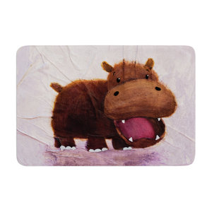 Rachel Kokko the Happy Hippo Memory Foam Bath Rug