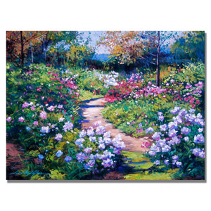 'Natures Garden' by David Lloyd Glover Painting Print on Canvas