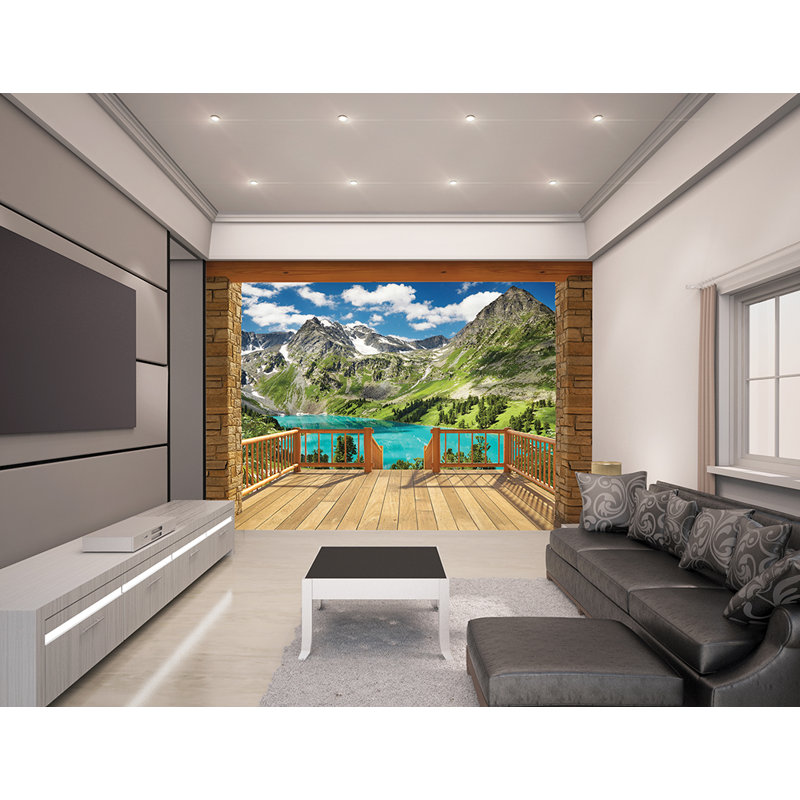 WallPops! Alpine Mountain Wall Mural | Wayfair