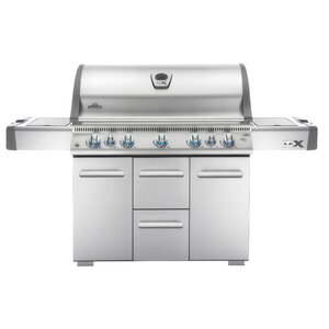 Lex Cart 7-Burner Gas Grill with Cabinet