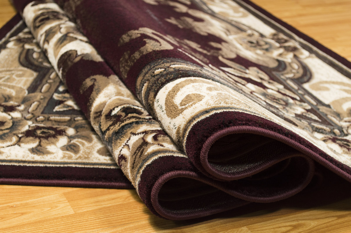 Brady Home Burgundy Area Rug & Reviews Wayfair