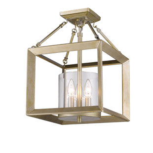 Flush Mounts Joss Main Thorne 3 Light Semi Flush Mount