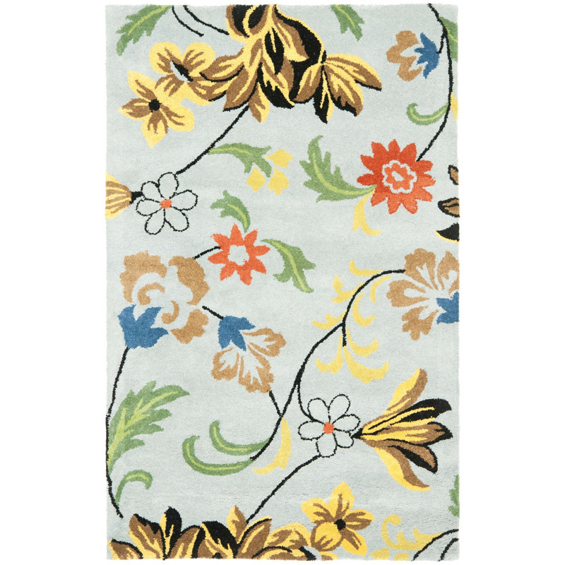 Safavieh Soho Blue Floral Area Rug & Reviews Wayfair