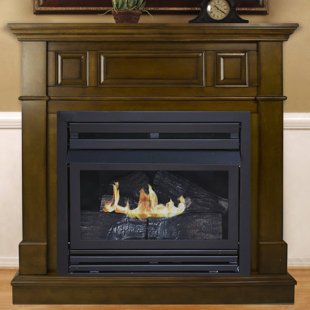 Gas Fireplace With Tv Stand Wayfair Shawnna Vent Free Natural Gas Fireplace