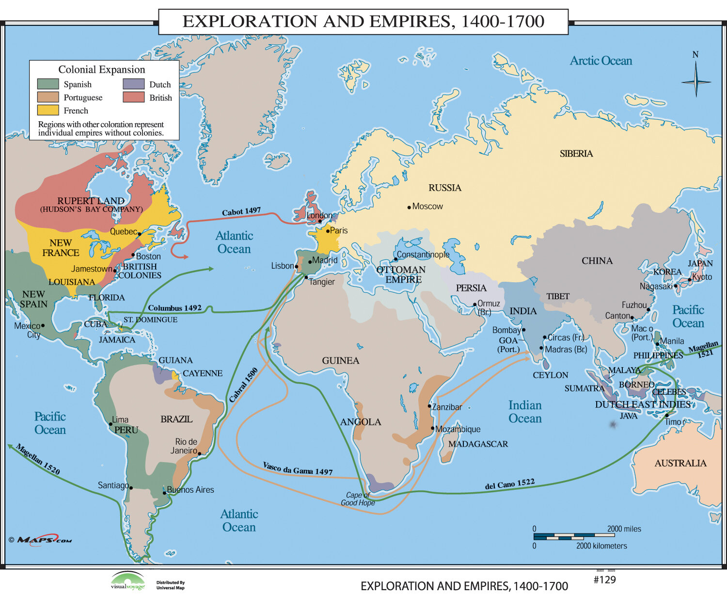 Universal Map World History Wall Maps Exploration