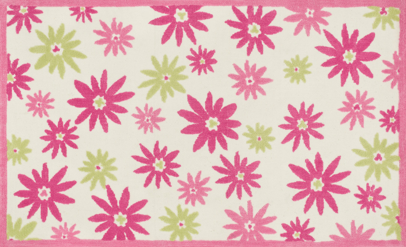 Loloi Rugs Piper Pink/White Area Rug & Reviews Wayfair