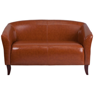 Burnt Orange Leather Sofa Wayfair Quickview