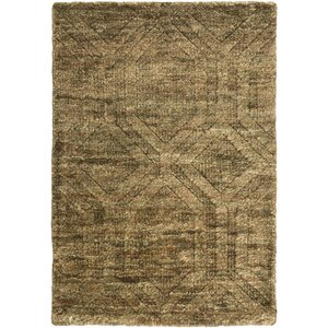 Limewood Hand-Knotted Dark Drown Area Rug
