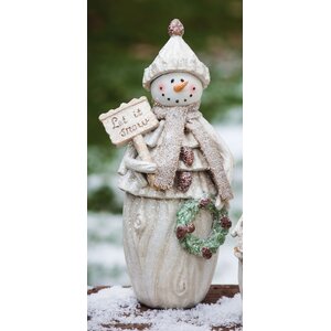 Holiday Frosty Snowman Christmas Decoration