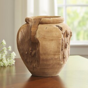 Biscayne Teak Vase