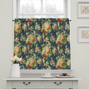 Sanctuary Rose Tier Curtain (Set of 2)