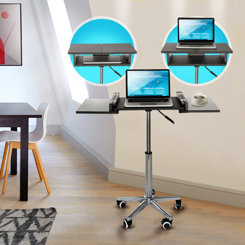 Techni Mobili Adjustable Laptop Cart & Reviews Wayfair