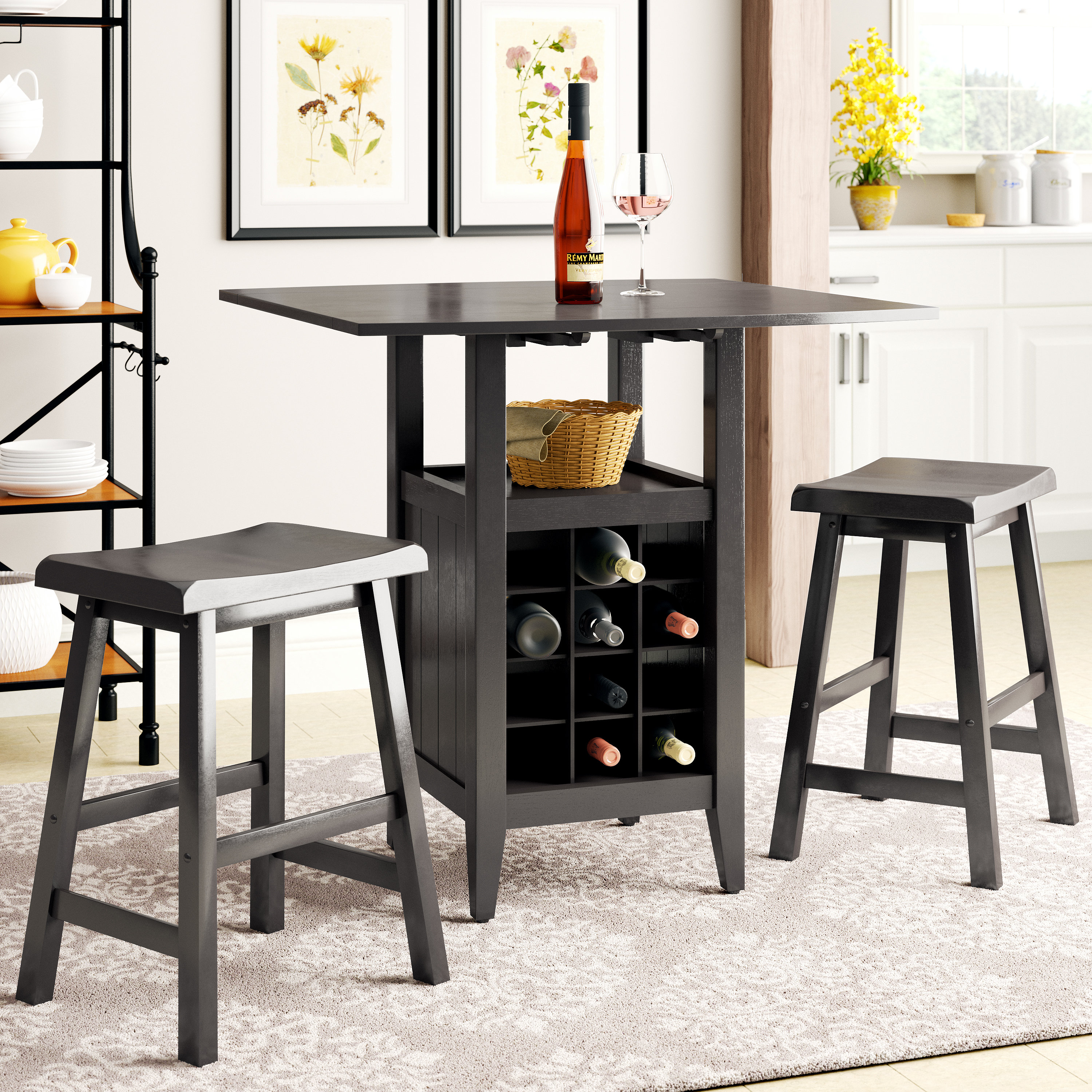 Alcott Hill Carisbrooke 3 Piece Pub Table Set In Espresso Reviews Alcott Hill Carisbrooke 3 Piece Pub Table Set In Espresso Reviews Wayfair