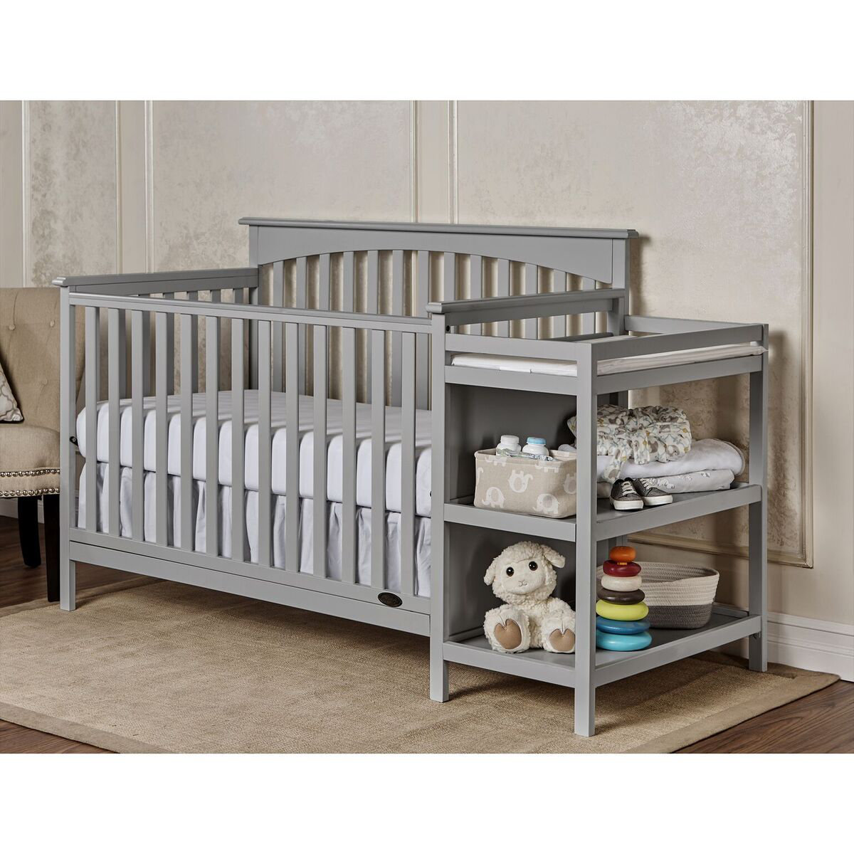 Dream On Me Chloe 5 In 1 Convertible Crib And Changer Combo Dream On Me Chloe 5 In 1 Convertible Crib And Changer Combo Reviews Wayfair