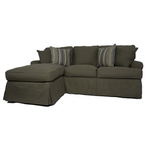 Coral Gables T-Cushion Sofa Slipcover Set by Beachcrest Home