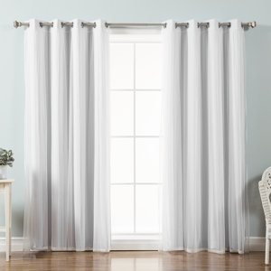 Maryn Solid Blackout Curtain Panels (Set of 4)