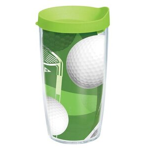 Game On Golf Balls Tumbler with Lid