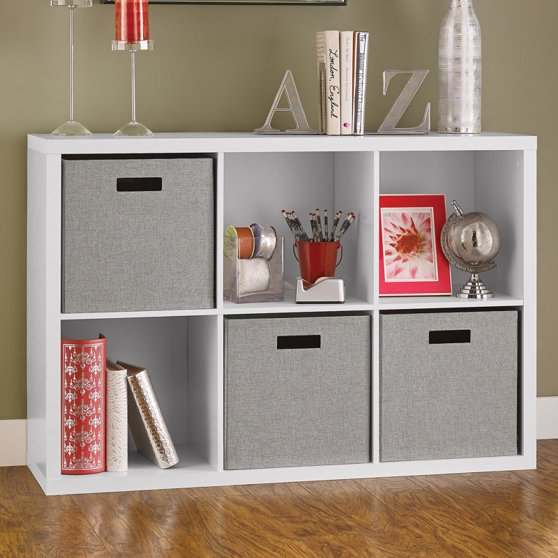 Closetmaid Decorative Storage Cube Bookcase Reviews Wayfair Decorative Storage Cube Bookcase