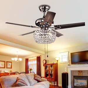 Aslan 3-Light Bowl 5 Blade Ceiling Fan