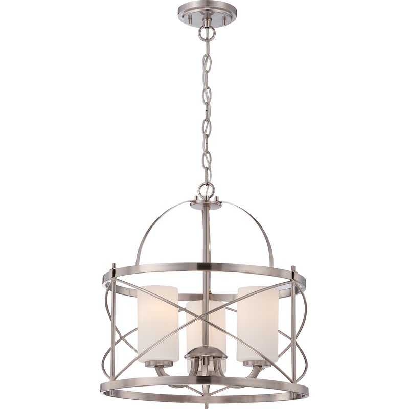 Nickel Lantern Pendant Light 