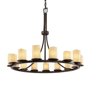 CandleAria Dakota 15 Light Chandelier