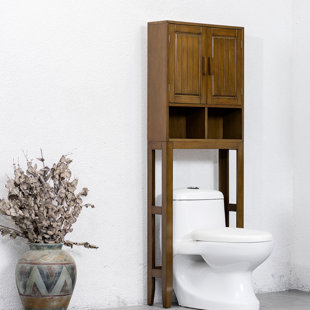 Over The Toilet Storage You Ll Love Wayfair Paxton E Saver 22 W X 62 H Over The Toilet Storage