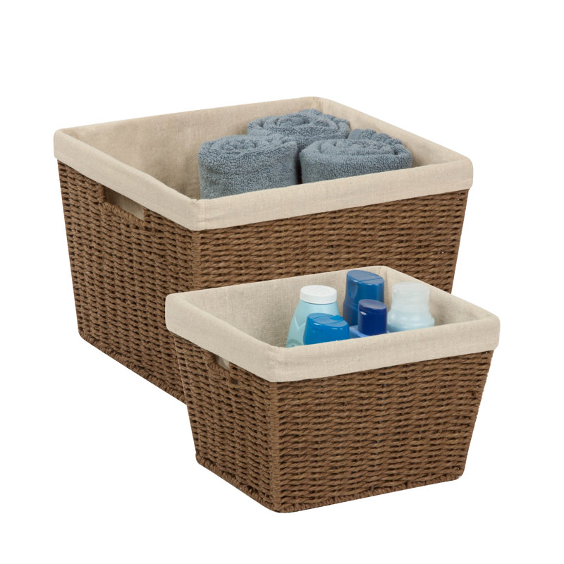 Honey Can Do 2 Piece Woven Rope Basket Set Wayfair