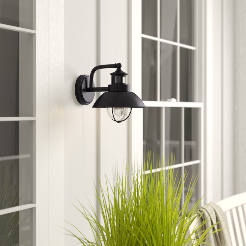 Beachcrest Home Archibald Dualux© Outdoor Barn Light with Motion Sensor