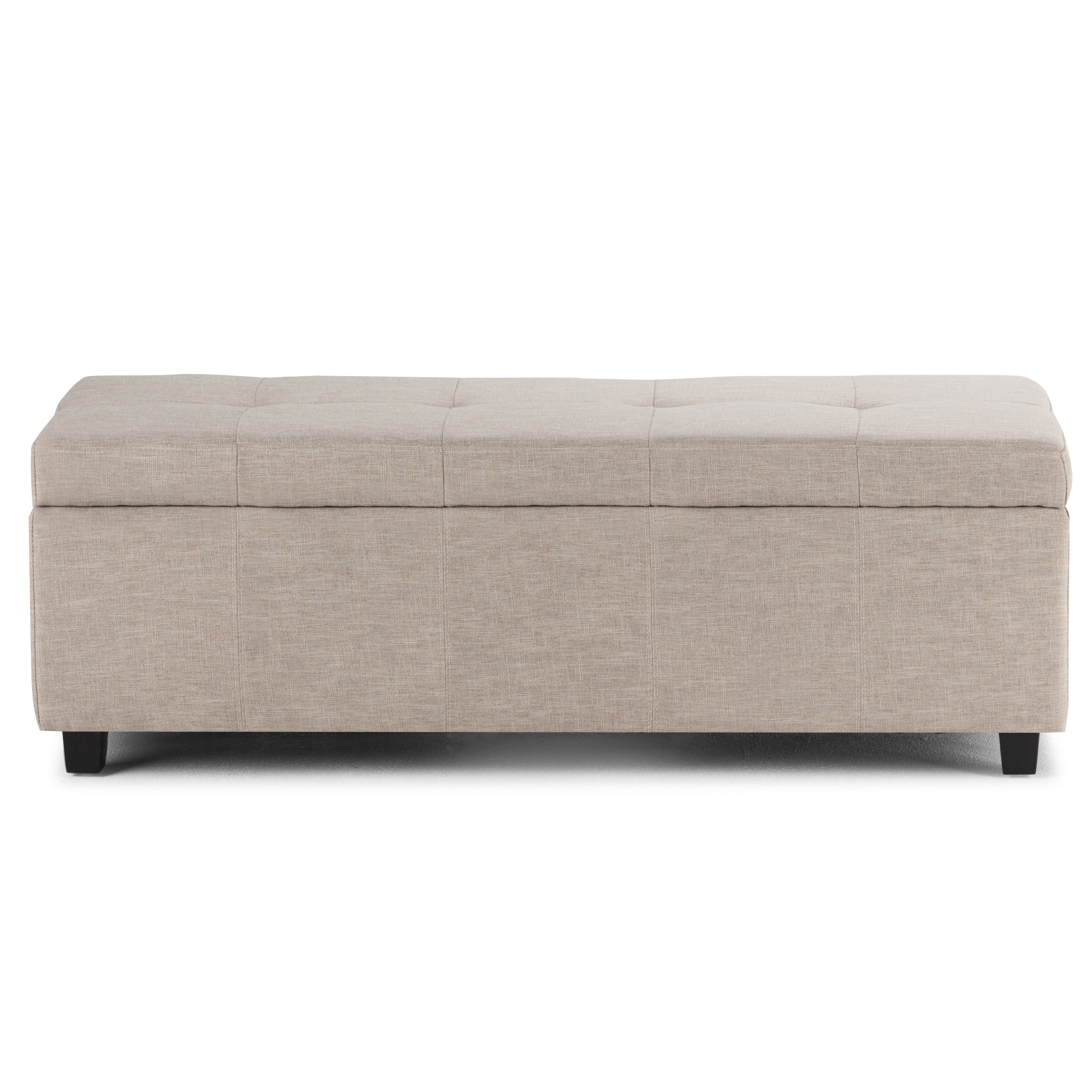 Dark Brown Wood Storage Benches Joss Main