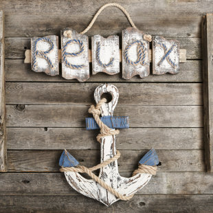 Beach Themed Wall Decor Wayfair 2 Piece Distressed Look Beach Theme Wall Decor Set