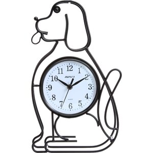 Silhouette Dog Table Clock