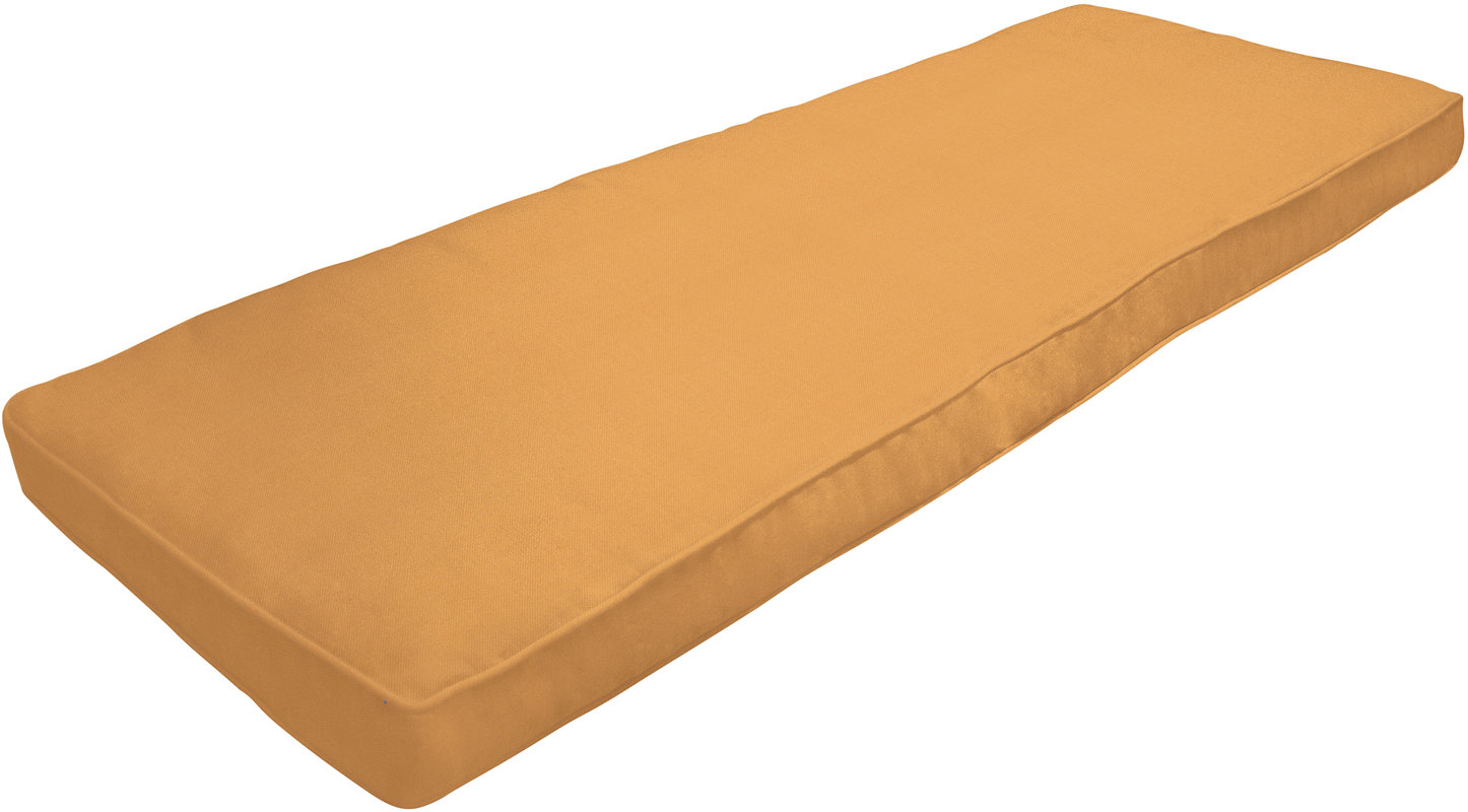 Wayfair Custom Outdoor Cushions Piped Edge Outdoor Sunbrella Bench