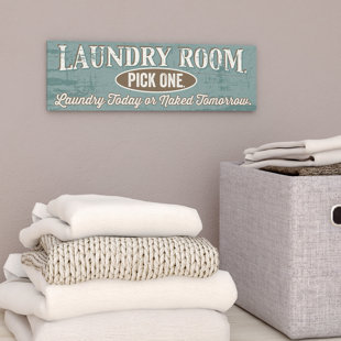 Bath Laundry Wall Art Laundry Room Textual Art On Wood