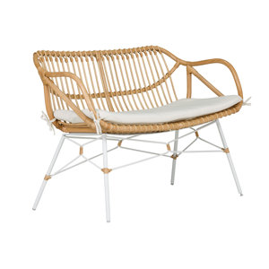 Sitzbank Sitka aus Rattan von Massivum