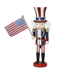 Hollywood Wooden Uncle Sam Nutcracker