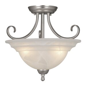 Tiemann 3-Light Semi Flush Mount