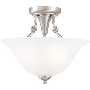 Bristol 2-Light Semi Flush Mount